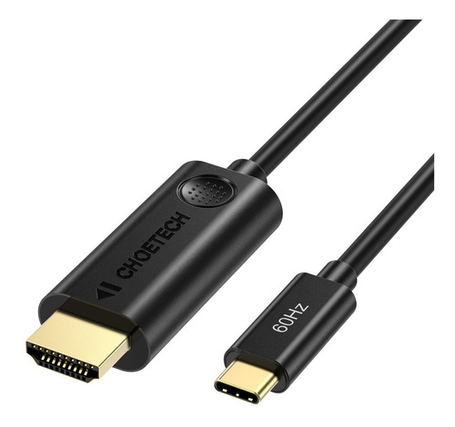 Adaptador Hdmi A Type C 1.8m Negro 4k 60hz