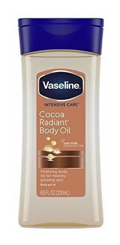 Vaseline Intensive Care Body Gel Oil, Cocoa Radiant, 6.8 Oz
