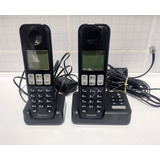 Telefono Inalambrico Duo Philips D2352b/77 Negro Contestador