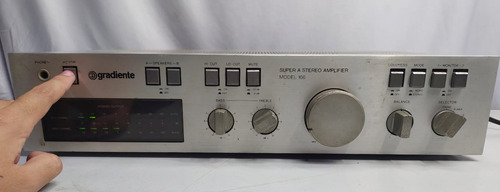 Amplificador Gradiente Mod 166 Raro Antigo -polyvox-marantz-