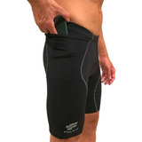 Bermuda Ciclismo Flets Basic Compression Masculina Preto