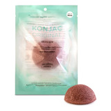 Esponja Natural Konjac Arcilla Roja Pieles Deshidratadas