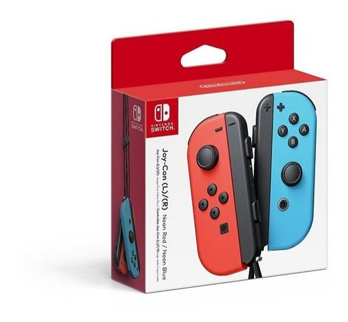 Nintendo Joy-con (l/r) Neon Red/neon Blue Vermelho E Azul