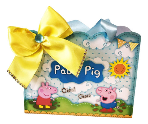 10 Sacolas George Pig