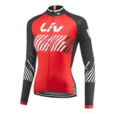 Jersey Manga Larga Mujer Liv Bici Ruta Mtb Ciclismo Dama