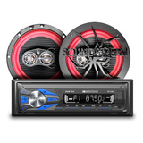 Kit Autoestereo Caratula Desmonable + Bocina 6.5 Soundstream