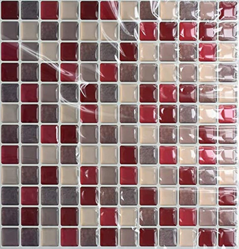 3d Mosaico Pegatina Azulejos Backsplash Papel De Contacto