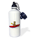 Botella De Agua Deportiva 3drose Funny Sea Otter Para Kayak,