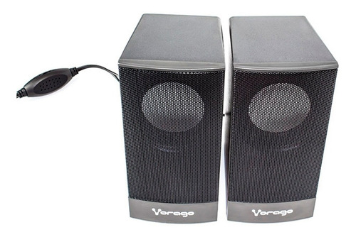 Bocinas Vorago Spk-106 Negro Usb Pasivas 2.0 6w Rms 20khz