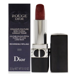 Lápiz Labial Christian Dior Rouge Dior Couture Satin 999 Red