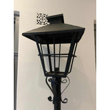 Farol Con Columna Vintage