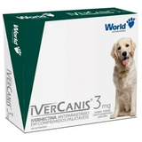 Ivercanis 3mg - C/4 Comp Carrapato Sarna Para Cães Até 15kg