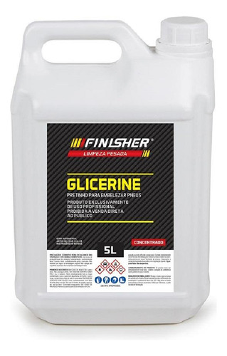 Pretinho Para Pneus Concentrado Glicerine Finisher 5 Litros