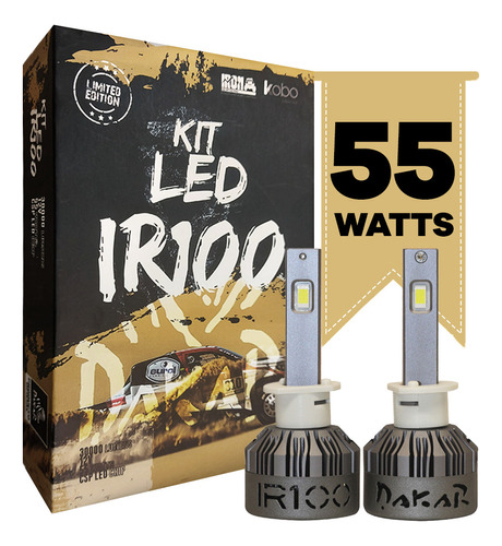 Kit Focos Led R8 Iron Csp H4 H7 Hb3 Hb4 880 881 Auto Moto Hummer H1