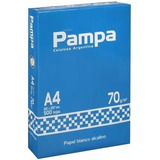 Kit 10 Resma Pampa A4 Multifunción De 500 Hojas De 70 Gr Color Blanco
