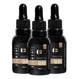 Kit 3x Óleo Para Barba Hidratante Profissional 30ml Element