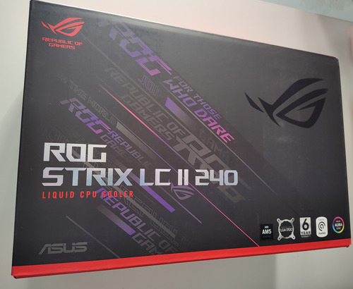 Watercooler Asus Rog Strix Lc Ii 240 Aura Sync Cerrado