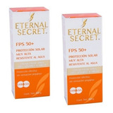 2 Protectores Solar Eternal Secret 60g Bloqueador  Fps 50