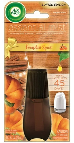 Repuesto Líquido Air Wick Pumpkin Spice Essential Mist 20ml