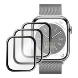 Kit 3x Proteção De Tela Nano Gel 3d Aple Watch Séries 8 41mm