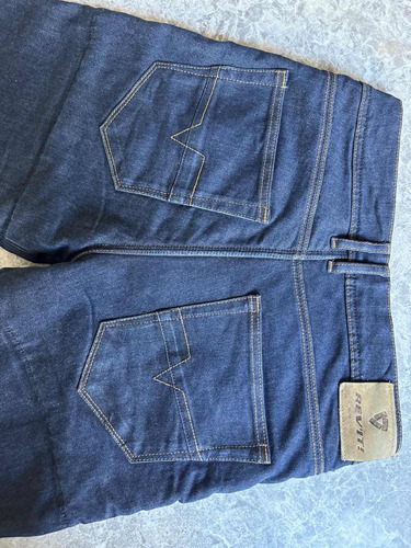 Pantalón Revit Lombard 2 Rf Jeans Azul Oscuro Moto