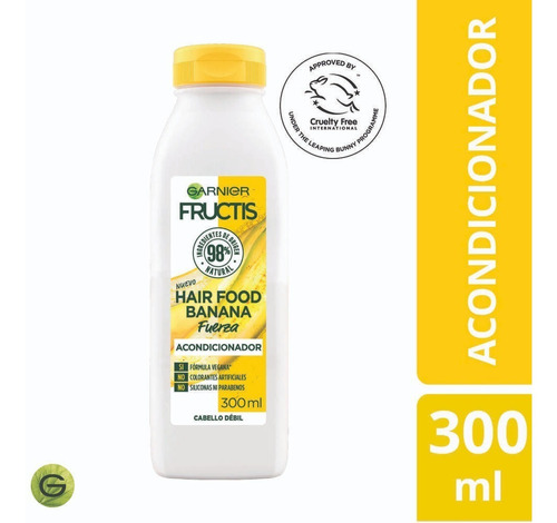 Acondicionador Garnier Fructis Hair Food Banana 300 Ml