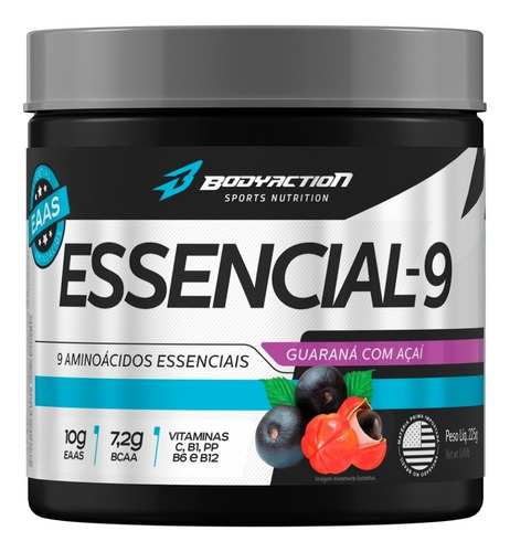 Amino-9 Essenciais Aminoácidos Bcaa - Body Action  