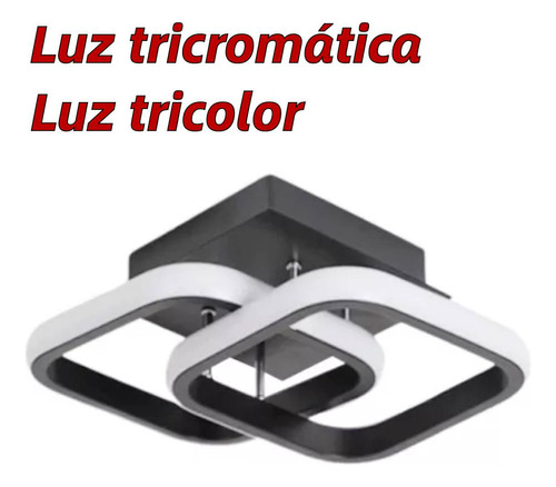 Lámpara De Techo Led Moderna Para Sala De Estar, 24 X 20 X 1