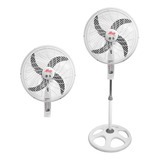 Ventilador Altezza Pedestal  Malla Plastica Blanco Pro