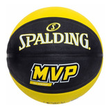Pelota De Baloncesto De Goma Spalding Mvp, Tamaño 7, Amarillo/negro, Color Negro/amarillo