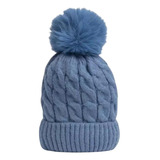 Gorro Infantil De Frio Menina E Menino Forrada Lisa Tricô