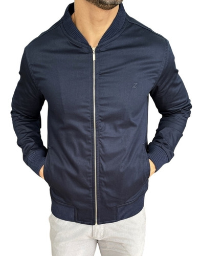 Jaqueta Bomber Zip-off Slim Masculino