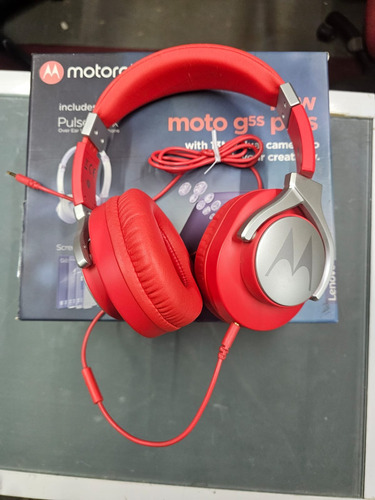 Auricular Motorola Pulse Max Manos Libres Plug 3,5mm Rojo