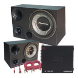 Caixa Trio Pioneer 12'' 700w Completa + Falcon Df 1200x5 Dx