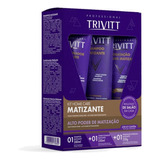Shampoo 280 Ml Cond.250 Ml Mascara 250 Ml Matizador Trivitt