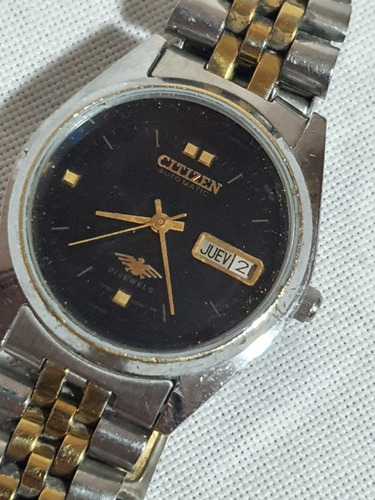 Reloj Citizen Caballero Automatico Todo Un Clasico Años 80s