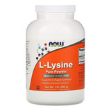 Now Foods - L-lisina Lysine Aminoacido Esencial 454 G Sabor N/a