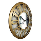 Reloj De Pared - Relojes De Pared Con Espejo De 24 PuLG