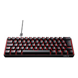 Teclado Mecanico Hyrax Thunder Switch Azul Led Vermelho