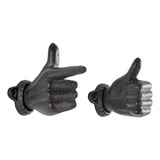 Danya B.  Thumbs Up & Pointing Finger - Juego De 2 Ganchos D