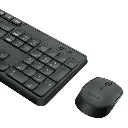 Teclado Mouse Inalambrico Kit Logitech Mk235 Combo Español