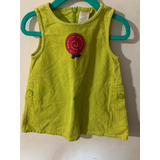 Vestido Jumper Talle 12-18 Meses De Bebé Verde Lima Gymboree