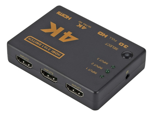 Zmt10 Hdmi Switch 3 Into 1 Out 4k 3d Full Hd Video Switch