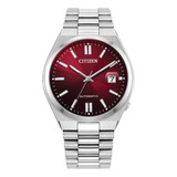 Reloj Citizen Automatic  Tsuyosa Rojo Nj0150-56w Burgundy