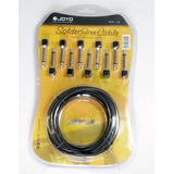 Kit Cables Joyo Cm-15 Ínter Pedales Efectos Guitarra Bajo *