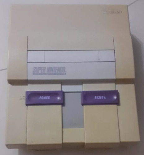 Super Nintendo Somente Console Retirada De Peças