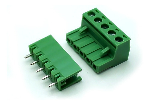 Conector Terminal Plug-in Vertical De Tornillo 5 Pines 5.08m