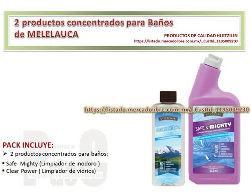 Limpiador Biodegradable Vidrios Clear Power Y Safe Mighty