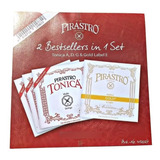 Cuerdas Para Violin Pirastro Tónica Originales Con Mi Gold