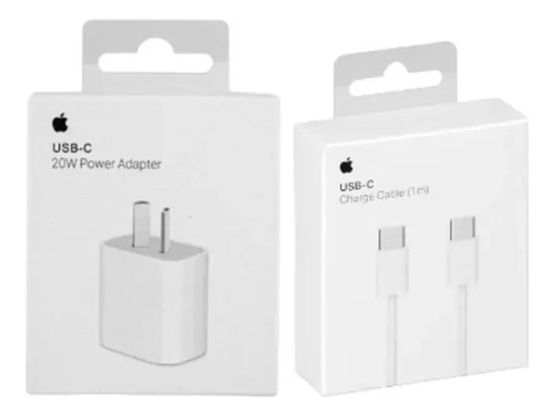 Cargador Turbo C 20w P. Oblicuas Para iPhone 15 + Cable C.